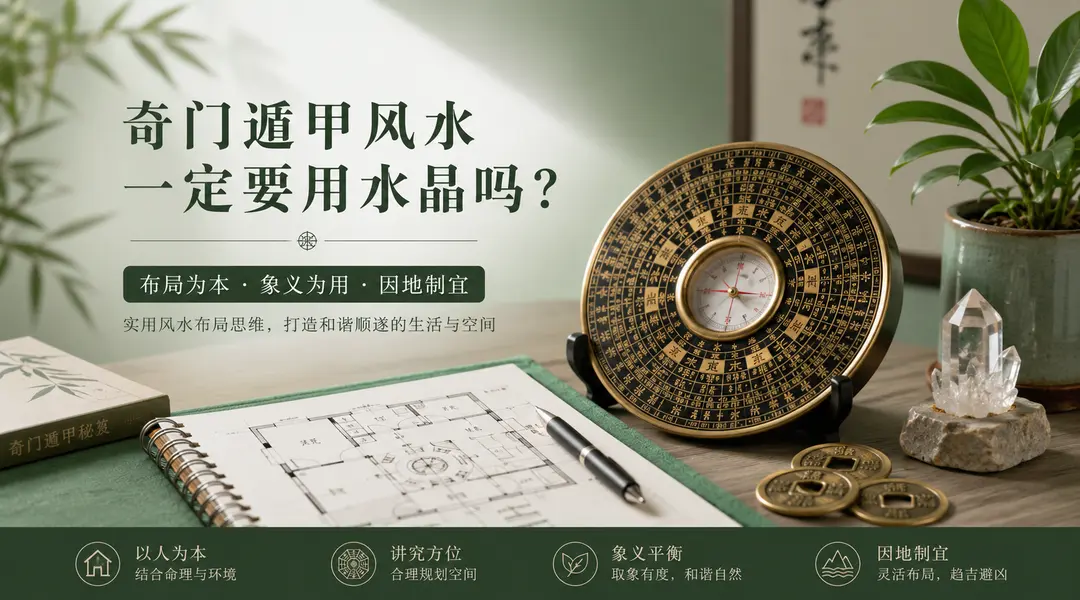 奇门遁甲风水一定要用水晶布局吗？