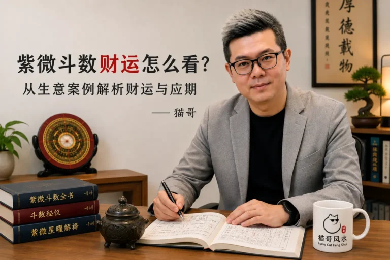 猫哥解析紫微斗数财运与应期，通过生意案例说明财帛宫，四化，流年与流月的财运判断