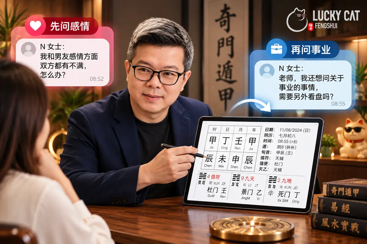 奇门遁甲共盘怎么处理？一盘多问与多人同盘的实战方法